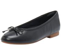 Clarks Femme Fawna Lily Ballerines, Cuir Noir, 41 EU