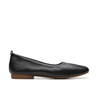 Clarks Femme Fawna Soft Ballerines, Black Leather, 36 EU
