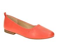 Clarks Femme Fawna Soft Ballerines, Coral Leather, 36 EU