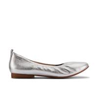 Clarks Femme Fawna Soft Zapatos Tipo Ballet, Silver Metallic, 38 EU