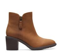Clarks Femme Fermeture éclair Scene Bottes Tendance, Marron foncé Lea, 42 EU