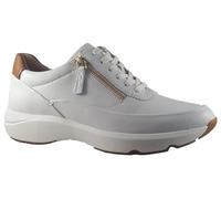 Clarks Femme Fermeture éclair Tivoli Basket, Off White Lea, 44 EU