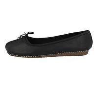 Clarks Femme Freckle Ice F, Noir Black Leather, 38 EU