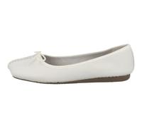 Clarks Femme Freckle Ice Slip-ons, Blanc White Leather, 42 EU
