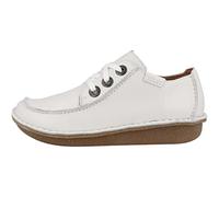 Clarks Femme Funny Dream Tissu Oxford, White Leather, 41 EU