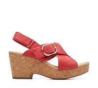 Clarks Femme Giselle Colombe, Nubuck Cerise, 41 EU
