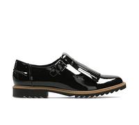 Clarks Femme Griffin Mia Mocassin Penny, Pat Noir, 37 EU