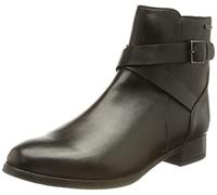 Clarks Femme Hamble Mid Bottine Chelsea, Noir doublé Lea, 41.5 EU