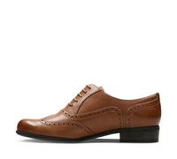 Clarks Femme Hamble Oak Derbies, Foncé Tan Lea, 36 EU