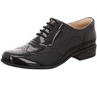 Clarks Femme Hamble Oak Derbys, Noir Black Pat, 35.5 EU