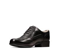Clarks Femme Hamble Oak F, Cuir Noir, 39.5 EU