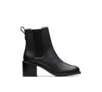 Clarks Femme Haut Chamberly Rangers, Cuir Noir, 40.5 EU