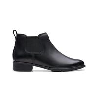 Clarks Femme Havisham Top Bottine Chelsea, Cuir Noir, 38.5 EU