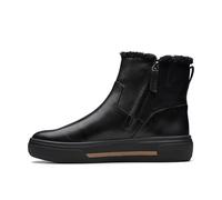 Clarks Femme Hollyhock Lane Bottine Chelsea, Black WLined Lea, 38 EU