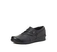 CLARKS Femme Hope Roxanne Shoes, Black, 37 EU
