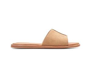 Clarks Femme Karsea Mule Sandales Claquettes, Daim Clair, 35.5 EU