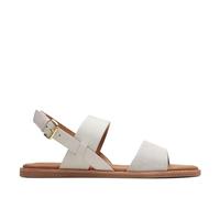 Clarks Femme Karsea Strap Sandales, White Combi, 35.5 EU