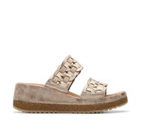 Clarks Femme Kassanda Mule Sandale, Metallic Combi, 41.5 EU