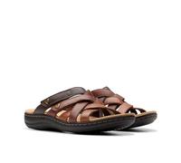 Clarks Femme Laurieann Bali Sandale Glissante, Marron Combi, 37.5 EU