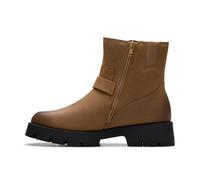 Clarks Femme Ledwick Haley Botte Tendance, Dark Sand Oily, 40.5 EU