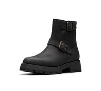 Clarks Femme Ledwick Haley Botte Tendance, Lea Noir huileux, 41 EU