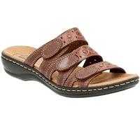 Clarks Femme Leisa Cacti Sandale Glissante, Brun/Multicolore, 41.5 EU Large