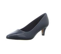 Clarks Femme Linvale Jerica Escarpins, Bleu (Navy Leather), 41.5 EU