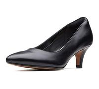 Clarks Femme Linvale Jerica Shoes, Cuir Noir, 40 EU