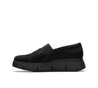 Clarks Femme Loriini West Mocassin, Noir, 35.5 EU