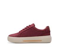 Clarks Femme Marche trémière Basket, Bordeaux, 40 EU