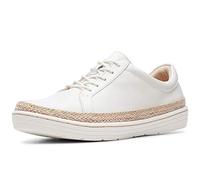 Clarks Femme Marie Mist Derbys, Blanc (White White), 38 EU