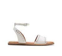 Clarks Femme Maritime May Sandale, Blanc cassé Lea, 42 EU