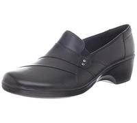 Clarks Femme May Marigold Mocassin, Cuir Noir, 41.5 EU Large