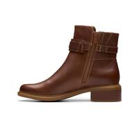 Clarks Femme Maye Bella Botte Tendance, Marron Clair/Cuir, 40.5 EU