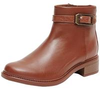 Clarks Femme Maye Grace Bottine Chelsea, Marron Clair/Cuir, 38 EU