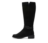 Clarks Femme Maye Shine Bottes Tendance, Noir SDE, 39.5 EU