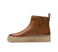 Clarks Femme Mayhill Top Bottine Chelsea, Marron Clair/Cuir, 40.5 EU