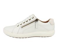 Clarks Femme Nalle Lace Basket, Cuir Blanc, 41.5 EU