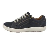 Clarks Femme Nalle Lace Basket, Nubuck Bleu Marine, 40 EU
