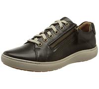 Clarks Femme Nalle Lace Sneaker, Cuir Noir, 40 EU