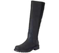 Clarks Femme Opal Glow Bottes Hautes au Genou, Cuir Noir, 35.5 EU
