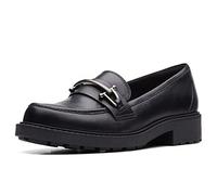 Clarks Femme Orinoco2 Edge Mocassins, Cuir Noir, 35.5 EU