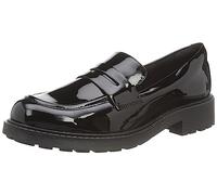Clarks Femme Orinoco2 Mocassin Penny, Noir Verni, 39.5 EU