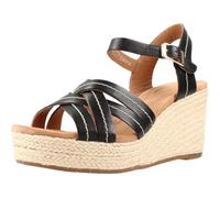 Clarks Femme Sabina Strap Sandale, Black Leather, 40 EU