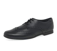 CLARKS Femme Scala Lace Y Derbys, Black Leather, 37 EU