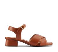 Clarks Femme Serina35 Cross Sandale, Tan Leather, 40 EU