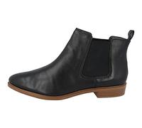 Clarks Femme Taylor Shine Bottes Chelsea, Cuir Noir, 41.5 EU
