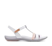 Clarks Femme Tealite Grace Salom s, Blanc Weiß White Leather, 37 EU