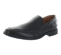 Clarks Homme Tilden Free Mocassin, Cuir Noir, 43 EU Large
