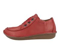Clarks Femme Tissu Oxford, Cuir, Cuir Rouge, 38 EU